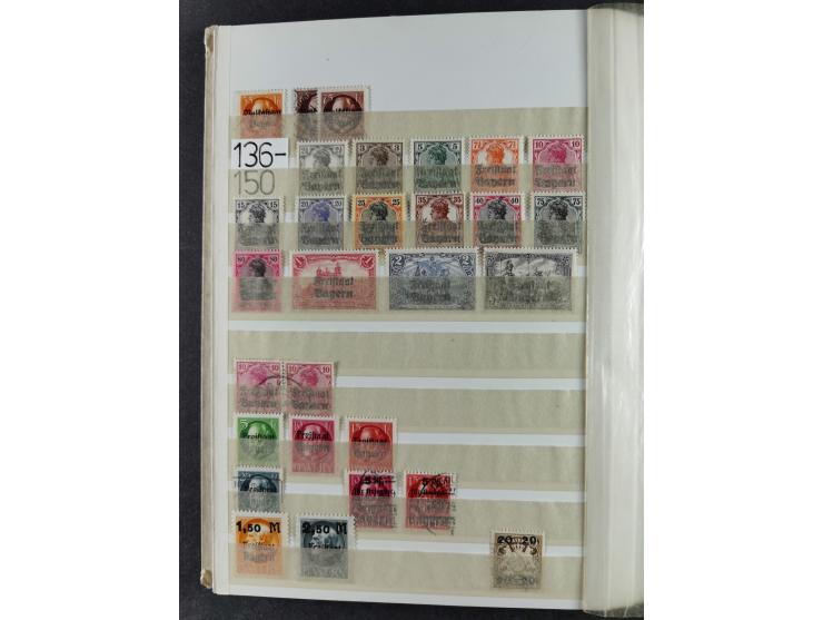 Baden bis Preußen, interessante gestempelte Partie, dabei Bayern bessere Luitpold Werte sowie Sachsen Mi.-Nr. 1a gestempelt m