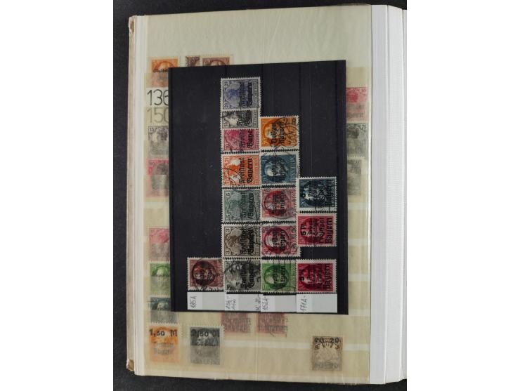 Baden bis Preußen, interessante gestempelte Partie, dabei Bayern bessere Luitpold Werte sowie Sachsen Mi.-Nr. 1a gestempelt m