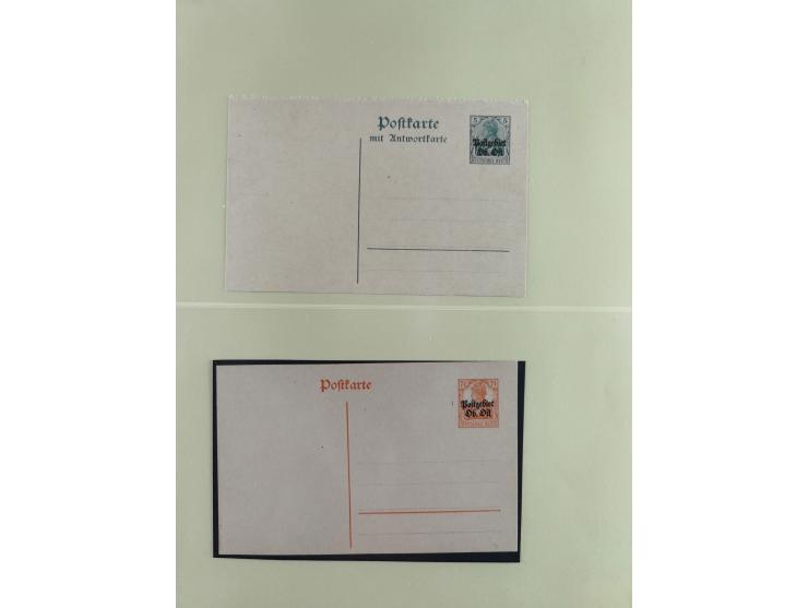 1914/18, postfrische und ungebrauchte Sammlung, dabei viele Farben und Aufdruckvariante wie z.B. Belgien Mi.-Nr. 16bII, 24IB,