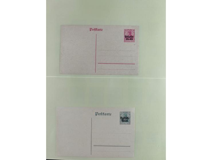 1914/18, postfrische und ungebrauchte Sammlung, dabei viele Farben und Aufdruckvariante wie z.B. Belgien Mi.-Nr. 16bII, 24IB,