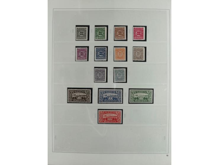 1872, ⅓ Groschen dunkelgrün, farbfrisch, sehr gut geprägt und gut gezähnt, ungebraucht mit Originalgummierung mit Braunpunkt,