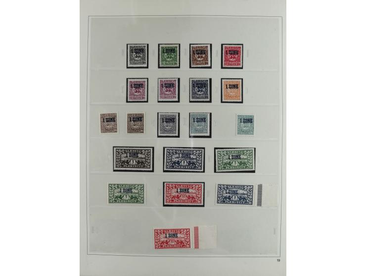 1872, ⅓ Groschen dunkelgrün, farbfrisch, sehr gut geprägt und gut gezähnt, ungebraucht mit Originalgummierung mit Braunpunkt,