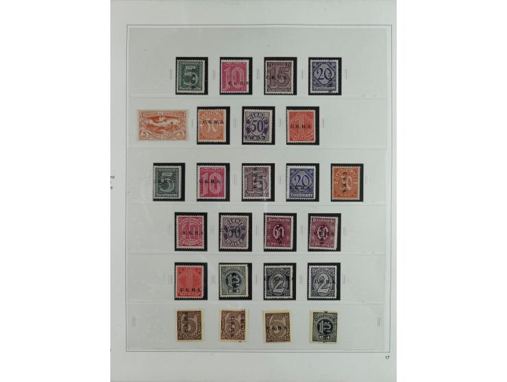 1872, ⅓ Groschen dunkelgrün, farbfrisch, sehr gut geprägt und gut gezähnt, ungebraucht mit Originalgummierung mit Braunpunkt,