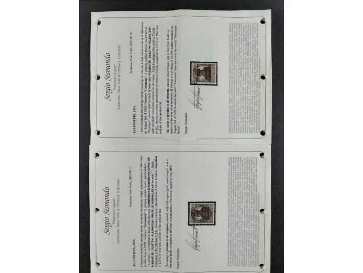 1872, ⅓ Groschen dunkelgrün, farbfrisch, sehr gut geprägt und gut gezähnt, ungebraucht mit Originalgummierung mit Braunpunkt,