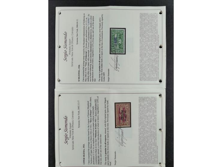 1872, ⅓ Groschen dunkelgrün, farbfrisch, sehr gut geprägt und gut gezähnt, ungebraucht mit Originalgummierung mit Braunpunkt,