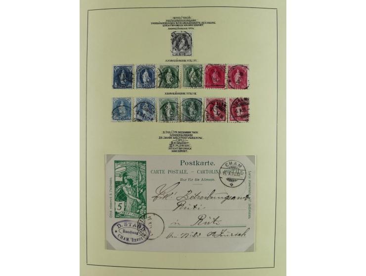1862/1960, ungebrauchte und gestempelte Sammlung mit einigen besseren inkl. Blockausgaben, außerdem einige Briefe und Karten,