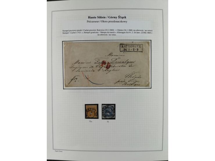 1914/45, postfrische/ungebrauchte und gestempelte Sammlung mit Briefen, inkl. Dienstmarken, bessern Marken u.a. Allenstein Mi