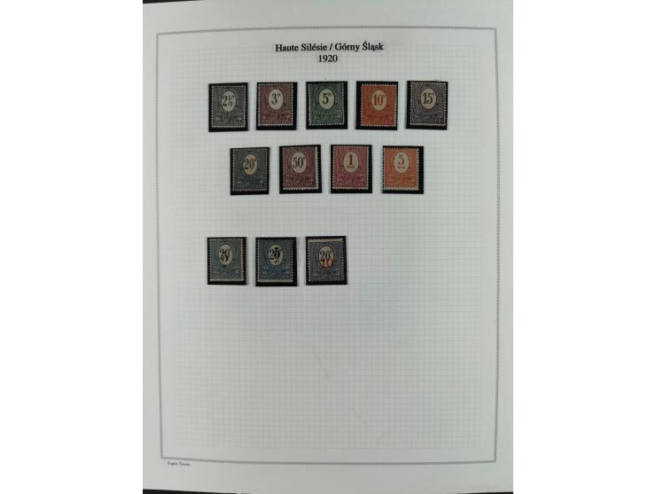 1914/45, postfrische/ungebrauchte und gestempelte Sammlung mit Briefen, inkl. Dienstmarken, bessern Marken u.a. Allenstein Mi