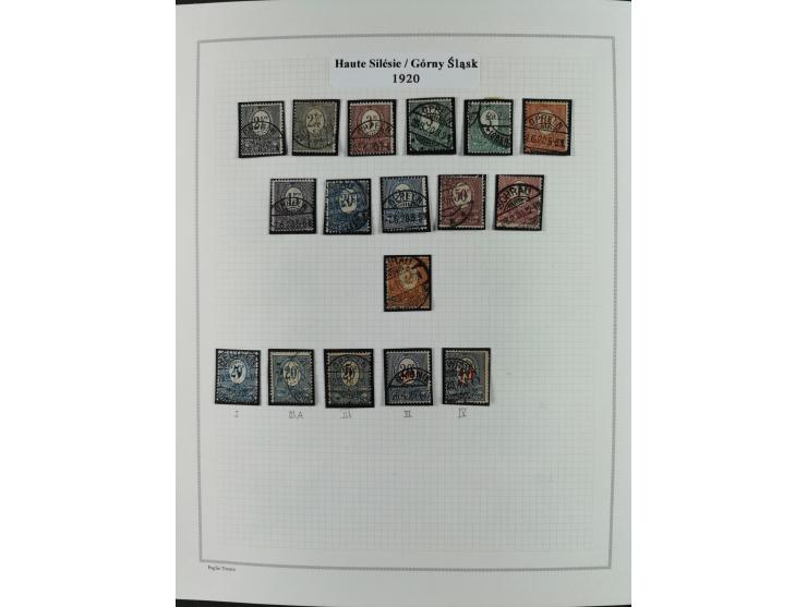 1914/45, postfrische/ungebrauchte und gestempelte Sammlung mit Briefen, inkl. Dienstmarken, bessern Marken u.a. Allenstein Mi