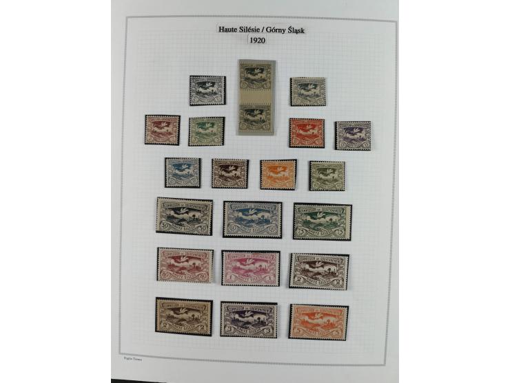 1914/45, postfrische/ungebrauchte und gestempelte Sammlung mit Briefen, inkl. Dienstmarken, bessern Marken u.a. Allenstein Mi