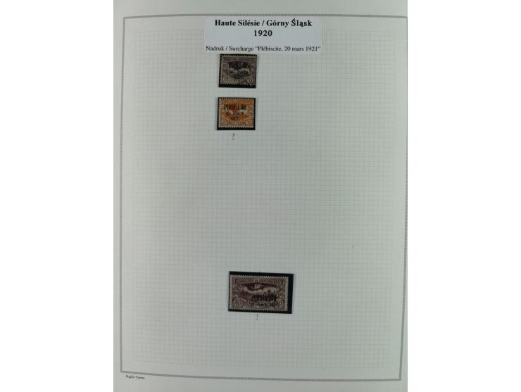 1914/45, postfrische/ungebrauchte und gestempelte Sammlung mit Briefen, inkl. Dienstmarken, bessern Marken u.a. Allenstein Mi