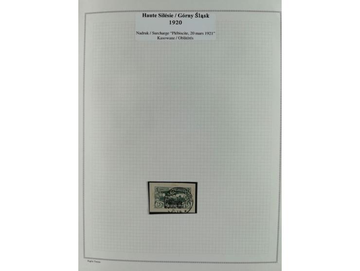 1914/45, postfrische/ungebrauchte und gestempelte Sammlung mit Briefen, inkl. Dienstmarken, bessern Marken u.a. Allenstein Mi