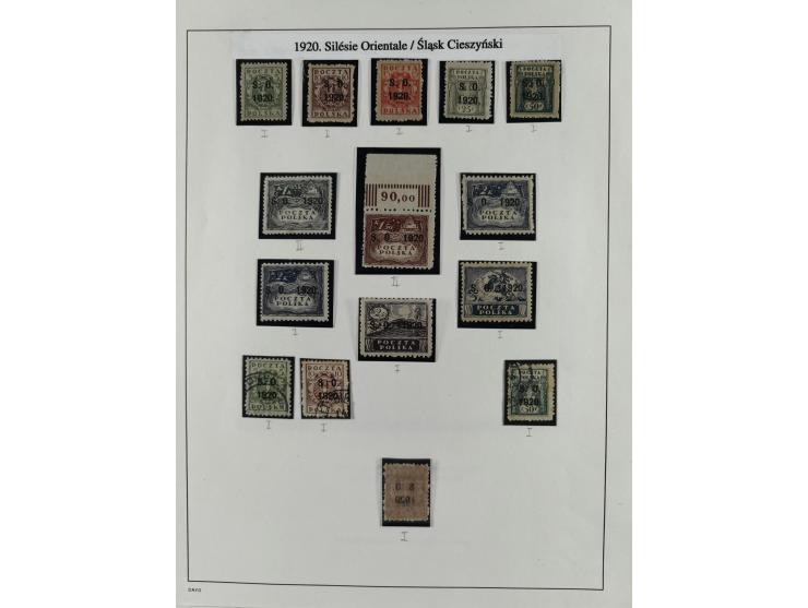 1914/45, postfrische/ungebrauchte und gestempelte Sammlung mit Briefen, inkl. Dienstmarken, bessern Marken u.a. Allenstein Mi