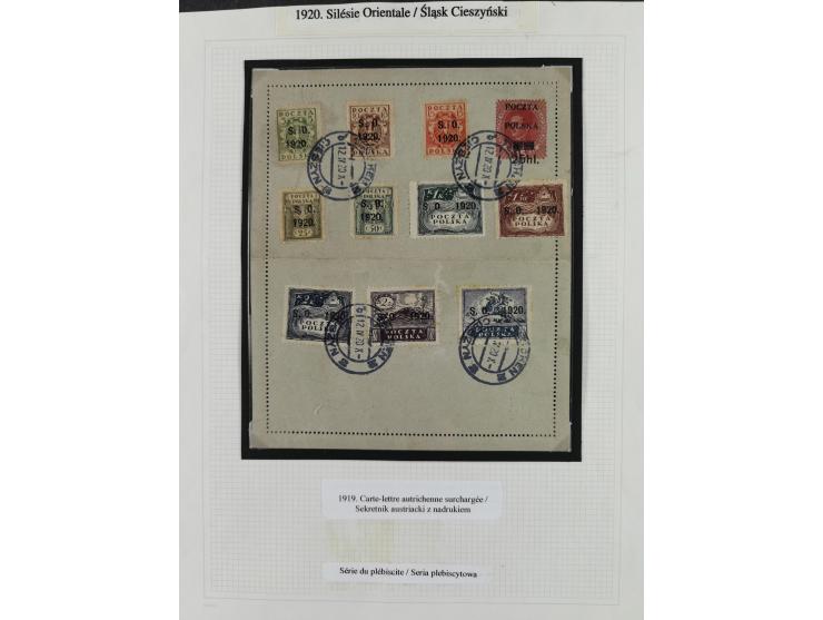 1914/45, postfrische/ungebrauchte und gestempelte Sammlung mit Briefen, inkl. Dienstmarken, bessern Marken u.a. Allenstein Mi