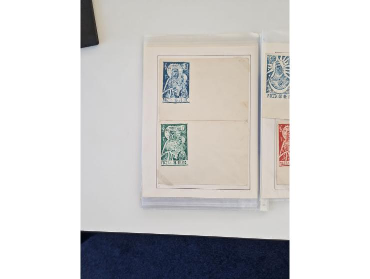1940/46, Polish Prisoners of War issues, unused and used collection with covers, incl. Woldenberg (Oflag IIC), Gross-Born (Of