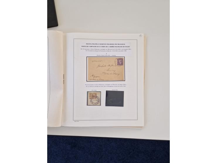 1940/46, Polish Prisoners of War issues, unused and used collection with covers, incl. Woldenberg (Oflag IIC), Gross-Born (Of