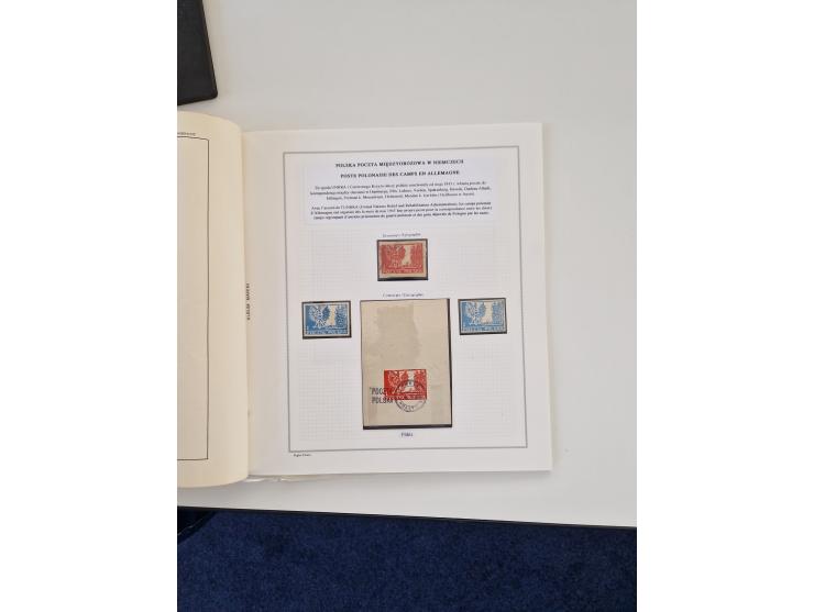 1940/46, Polish Prisoners of War issues, unused and used collection with covers, incl. Woldenberg (Oflag IIC), Gross-Born (Of