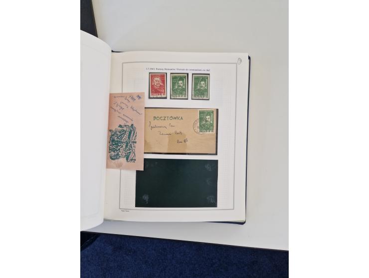 1940/46, Polish Prisoners of War issues, unused and used collection with covers, incl. Woldenberg (Oflag IIC), Gross-Born (Of