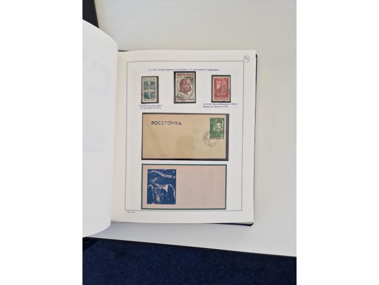 1940/46, Polish Prisoners of War issues, unused and used collection with covers, incl. Woldenberg (Oflag IIC), Gross-Born (Of