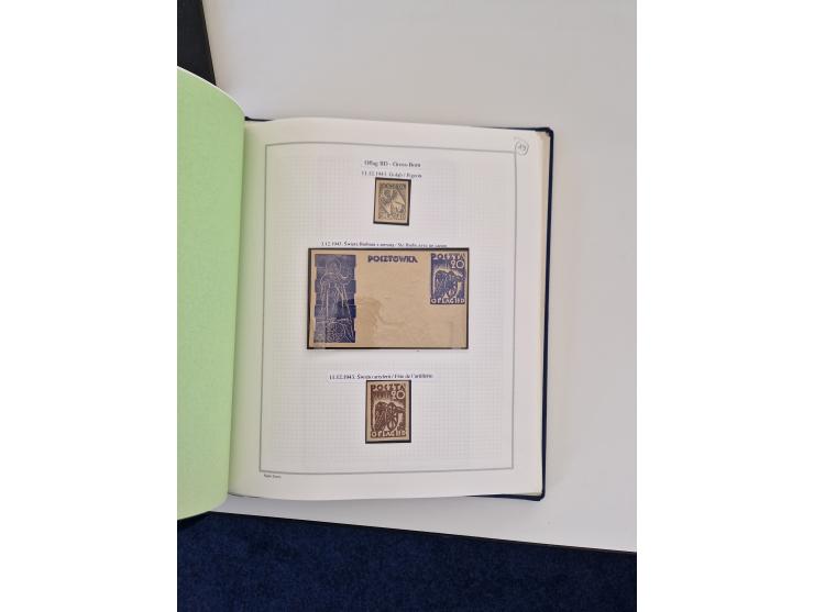 1940/46, Polish Prisoners of War issues, unused and used collection with covers, incl. Woldenberg (Oflag IIC), Gross-Born (Of