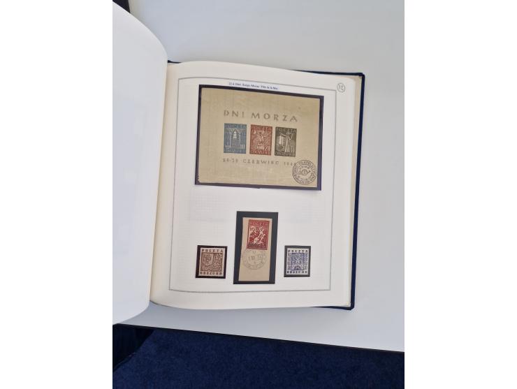 1940/46, Polish Prisoners of War issues, unused and used collection with covers, incl. Woldenberg (Oflag IIC), Gross-Born (Of