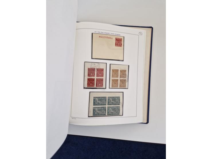 1940/46, Polish Prisoners of War issues, unused and used collection with covers, incl. Woldenberg (Oflag IIC), Gross-Born (Of