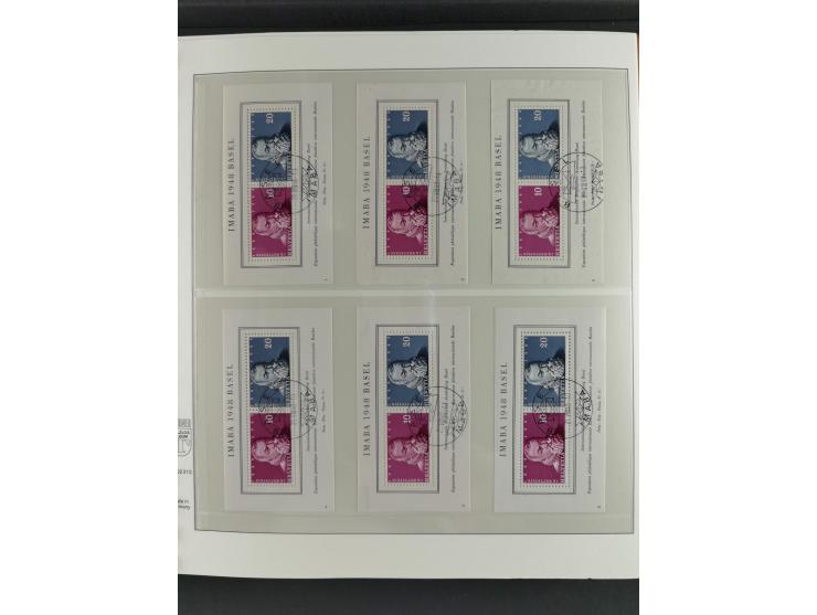 1934/2007, postfrische/ungebrauchte und gestempelte Sammlung mit ausschließlich Block-Ausgaben, viele Mehrfach, dabei u.a. Mi