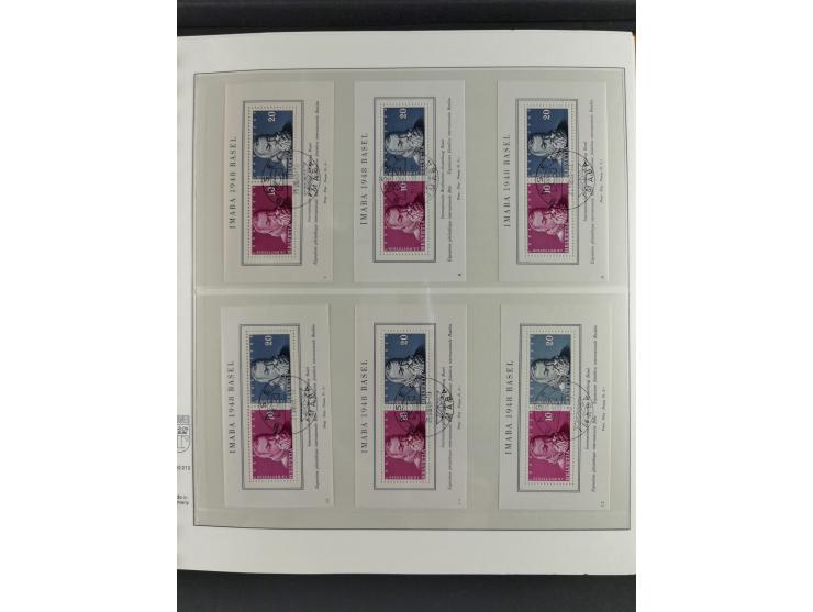 1934/2007, postfrische/ungebrauchte und gestempelte Sammlung mit ausschließlich Block-Ausgaben, viele Mehrfach, dabei u.a. Mi
