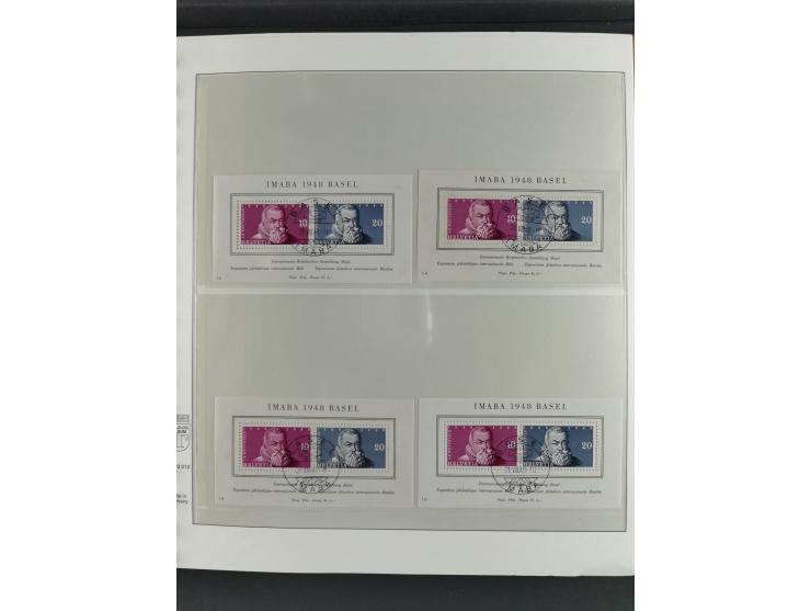 1934/2007, postfrische/ungebrauchte und gestempelte Sammlung mit ausschließlich Block-Ausgaben, viele Mehrfach, dabei u.a. Mi