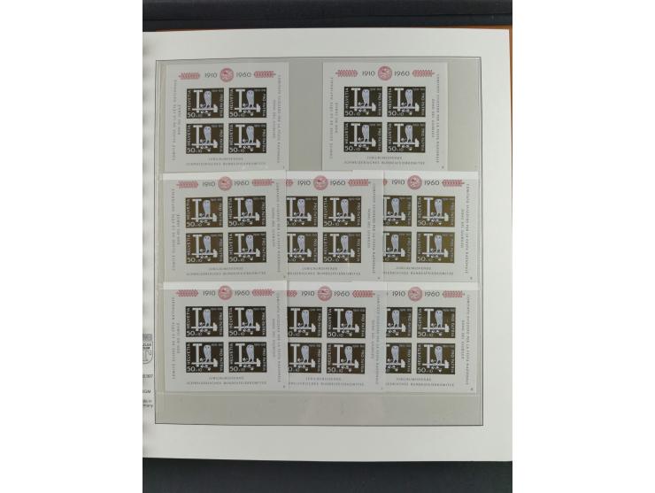 1934/2007, postfrische/ungebrauchte und gestempelte Sammlung mit ausschließlich Block-Ausgaben, viele Mehrfach, dabei u.a. Mi