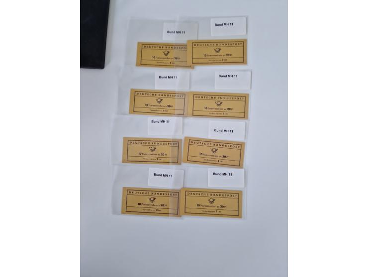 1951/68, postfrisches Lager mit einigen hundert Markenheftchen der Mi.-Nrn. 1-14 inklusive selteneren wie Mi.-Nr. 5aa oder 13