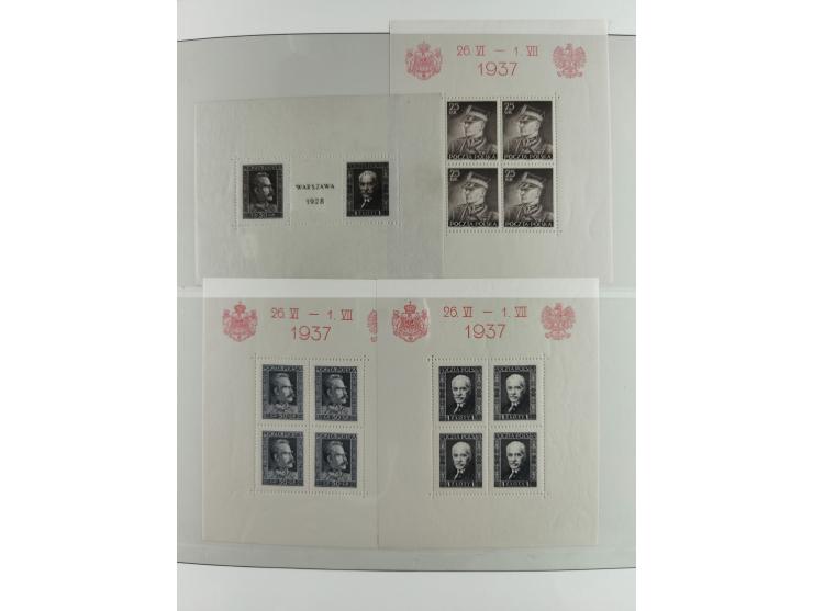 1928/92, mint never hinged/unused and used and except for Bl. A11 complete collection of souvenir sheets and miniature sheets