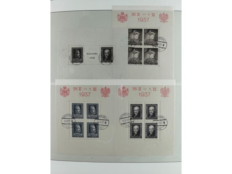 1928/92, mint never hinged/unused and used and except for Bl. A11 complete collection of souvenir sheets and miniature sheets