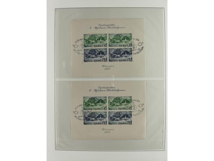 1928/92, mint never hinged/unused and used and except for Bl. A11 complete collection of souvenir sheets and miniature sheets