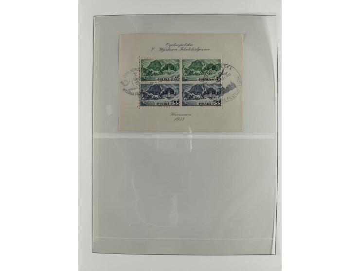 1928/92, mint never hinged/unused and used and except for Bl. A11 complete collection of souvenir sheets and miniature sheets