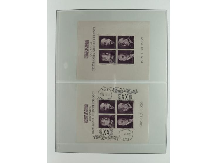 1928/92, mint never hinged/unused and used and except for Bl. A11 complete collection of souvenir sheets and miniature sheets