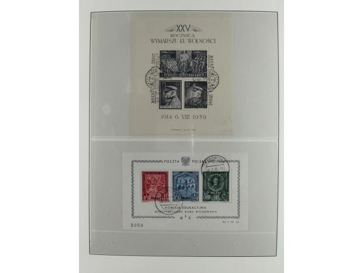 1928/92, mint never hinged/unused and used and except for Bl. A11 complete collection of souvenir sheets and miniature sheets