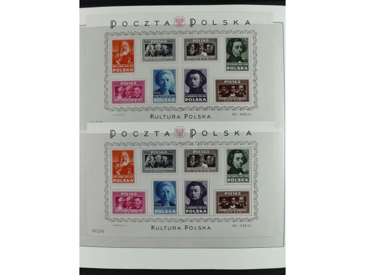 1928/92, mint never hinged/unused and used and except for Bl. A11 complete collection of souvenir sheets and miniature sheets