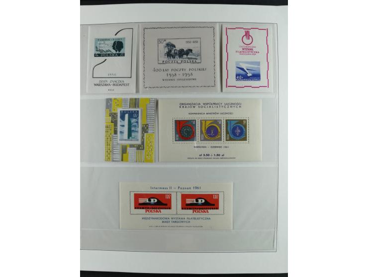 1928/92, mint never hinged/unused and used and except for Bl. A11 complete collection of souvenir sheets and miniature sheets