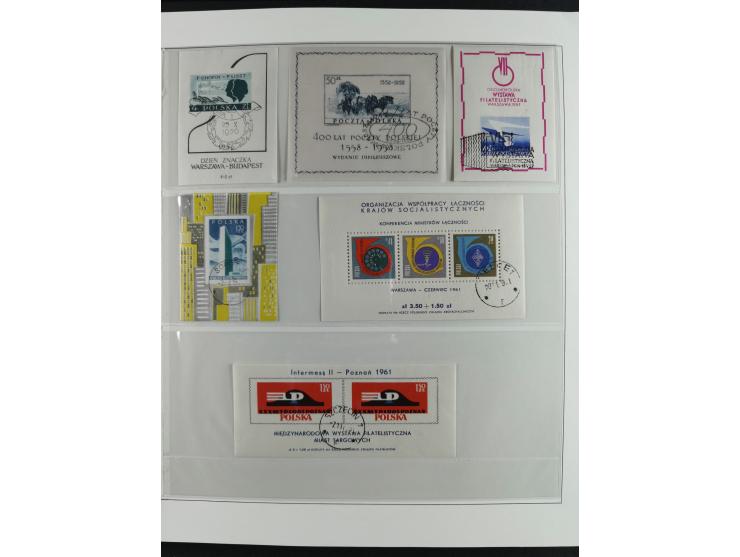 1928/92, mint never hinged/unused and used and except for Bl. A11 complete collection of souvenir sheets and miniature sheets