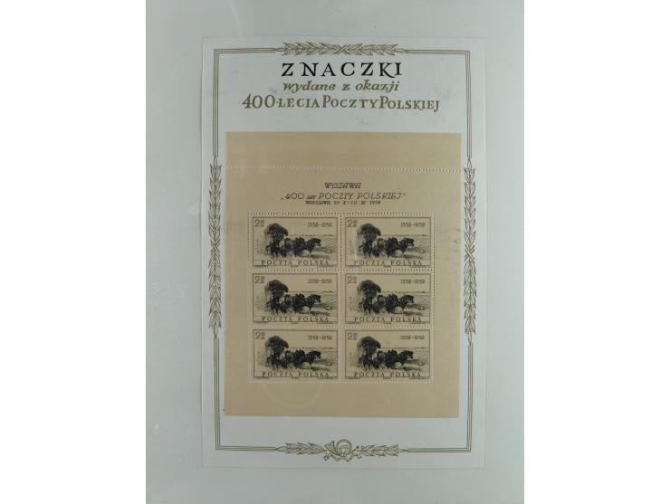 1928/92, mint never hinged/unused and used and except for Bl. A11 complete collection of souvenir sheets and miniature sheets