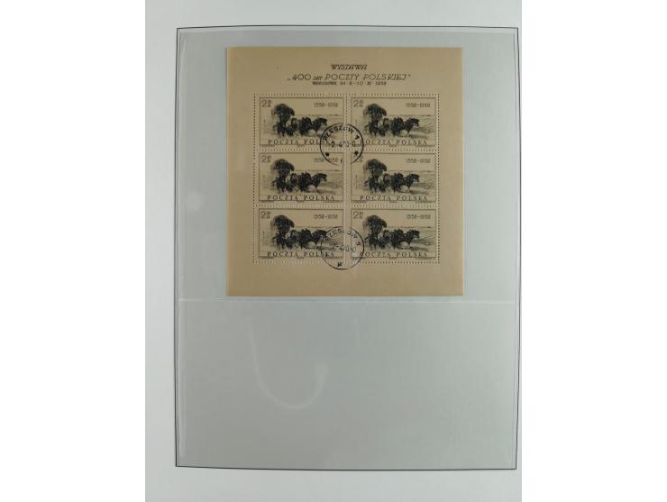 1928/92, mint never hinged/unused and used and except for Bl. A11 complete collection of souvenir sheets and miniature sheets