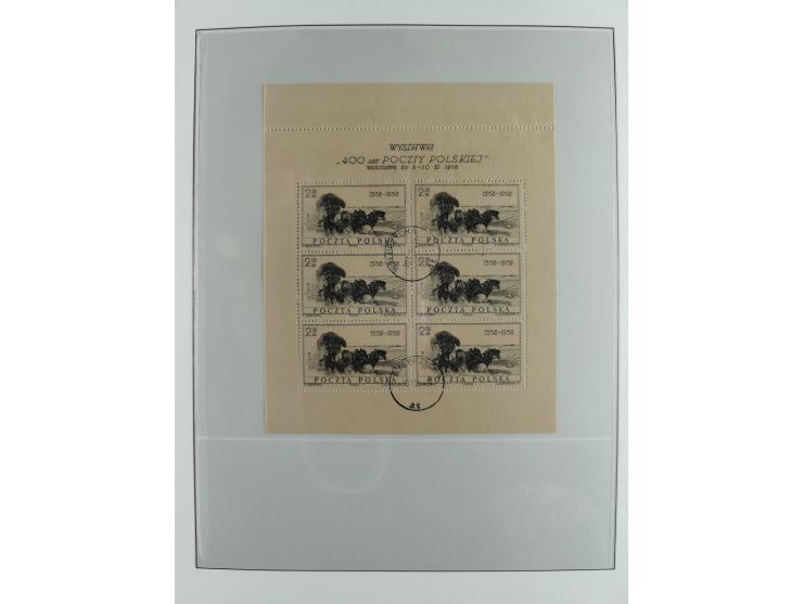 1928/92, mint never hinged/unused and used and except for Bl. A11 complete collection of souvenir sheets and miniature sheets