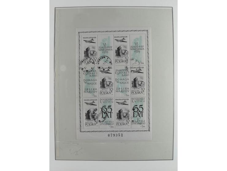 1928/92, mint never hinged/unused and used and except for Bl. A11 complete collection of souvenir sheets and miniature sheets