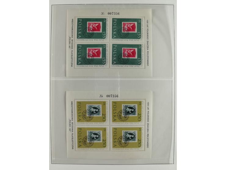 1928/92, mint never hinged/unused and used and except for Bl. A11 complete collection of souvenir sheets and miniature sheets