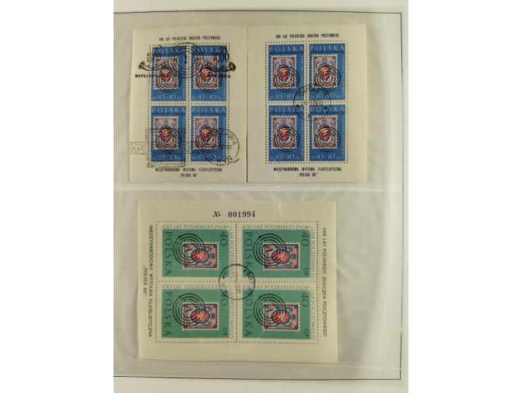1928/92, mint never hinged/unused and used and except for Bl. A11 complete collection of souvenir sheets and miniature sheets