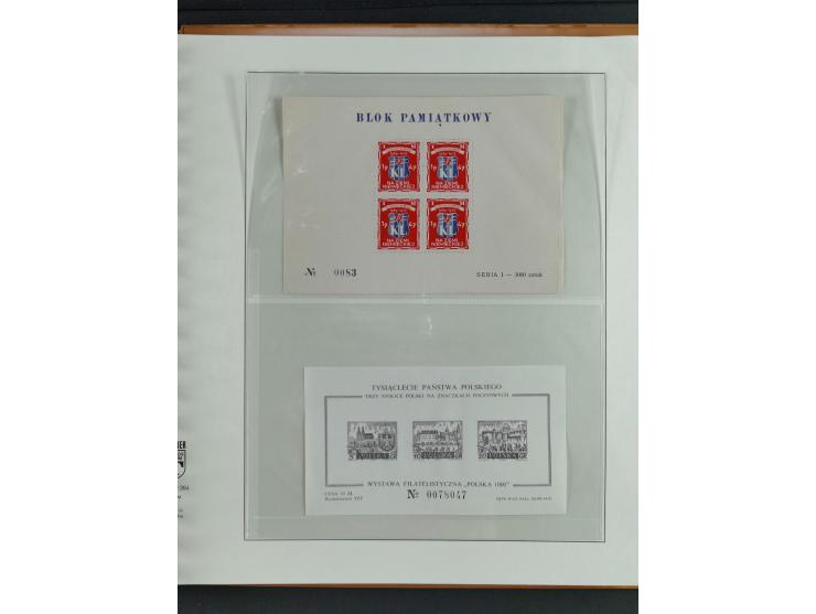 1928/92, mint never hinged/unused and used and except for Bl. A11 complete collection of souvenir sheets and miniature sheets