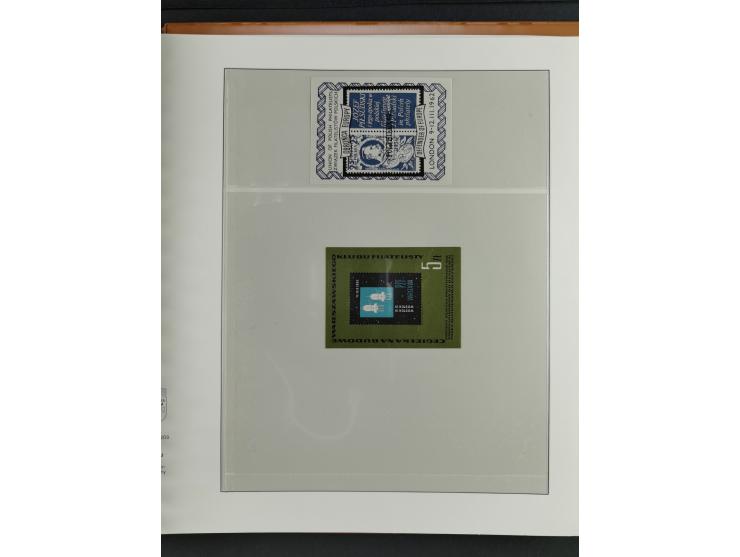 1928/92, mint never hinged/unused and used and except for Bl. A11 complete collection of souvenir sheets and miniature sheets