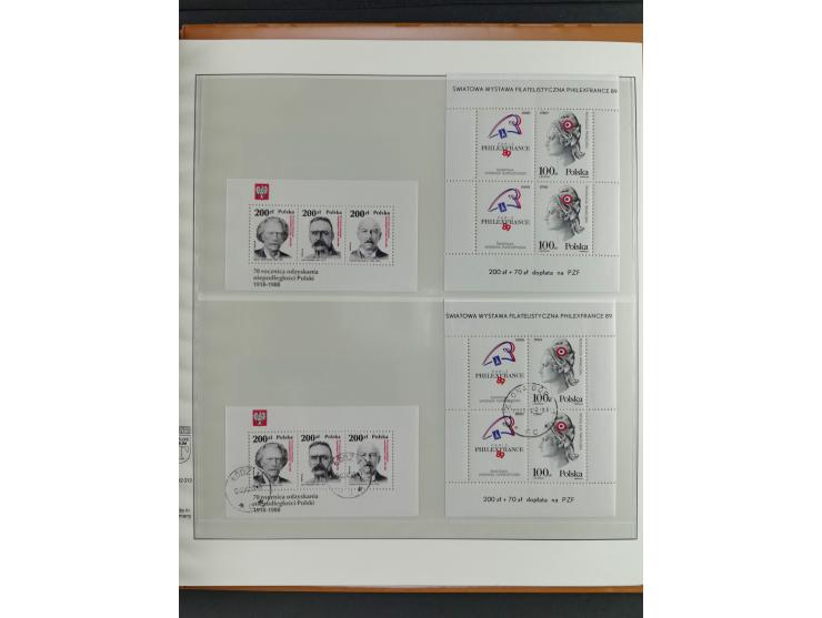 1928/92, mint never hinged/unused and used and except for Bl. A11 complete collection of souvenir sheets and miniature sheets