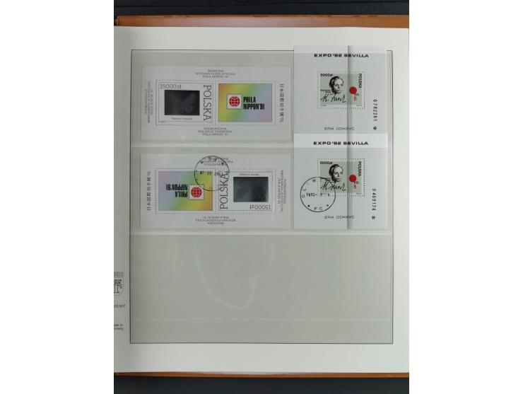 1928/92, mint never hinged/unused and used and except for Bl. A11 complete collection of souvenir sheets and miniature sheets